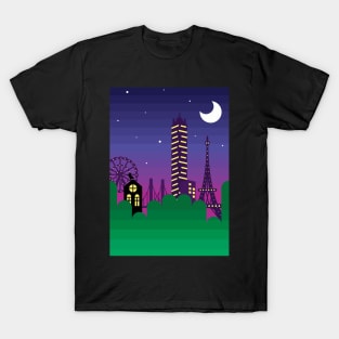 Midnight Cityscape T-Shirt